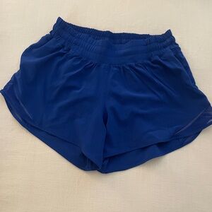 Lululemon blue size 6 shorts like new
